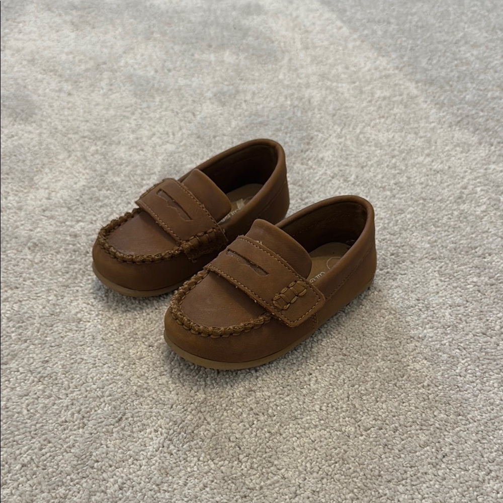 Cat & Jack Brown Kids Moccasins